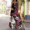 Women's Slip Dress Maxi Long Dress Mix and Match Print Stitching Print Dress Spring & Summer Leisure Vacation