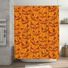 Spooky Halloween Shower Curtain Decorate Your Bath with These Terrifying Pumpkins