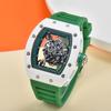 New hollowed-out personalized tiger head watch ceramic oil mechanical position unisex watch