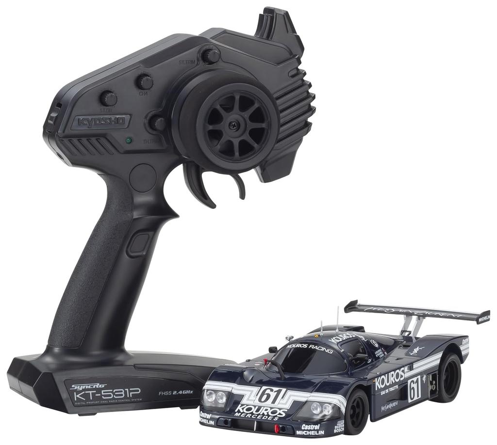 Kyosho RWD Readyset C9 LM1988 Electric Radio Control Car 32362KR Mini-Z MR-04 Sauber-Mercedes Gruppe-C-Rennsportwagen Nr.61