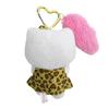 Hello Kitty Leopard Mascot Keychain with Tail