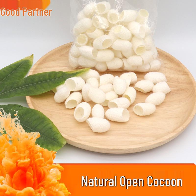 Natural Mulberry Silkworm Cocoon Facial Exfoliating Balls - Cleansing, Blackhead Removal, and Skin Care