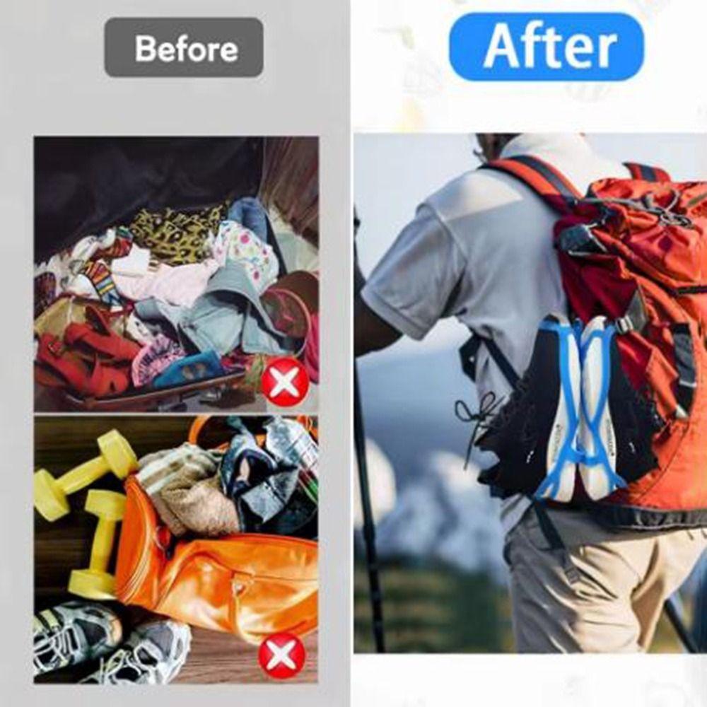 Silicone Bag Shoe Clip Waterproof Wear-resistant Outdoor Footwear Clip Space Saving Quick Drying Shoe Storage Organizer