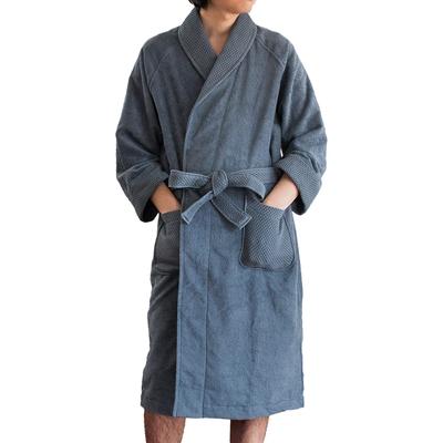 Bloom Imabari Relaksujący szlafrok Ręcznik Plaster miodu Szybkie nagrzewanie Wyprodukowano w Japonii S Suknia, Damska, Męska, Unisex, Tkanina, Splot, 100% bawełna, Lekka,