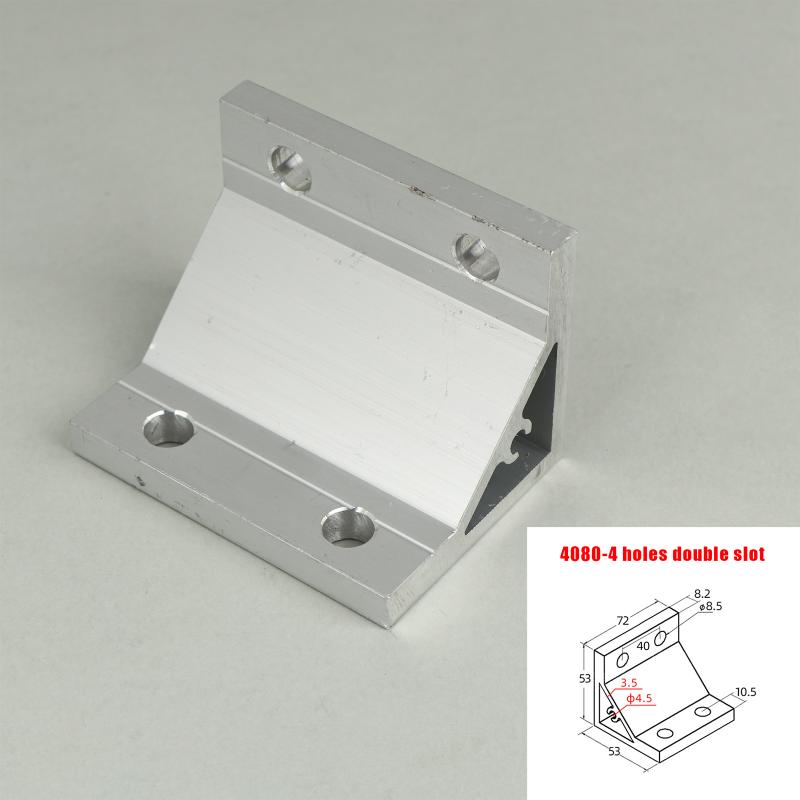 2Pcs/pack 90 Degree Angle Bracket for 2020 3030 4040 4545 5050 6060 Aluminum Profile Sturdy Joint DIY Frame Connection