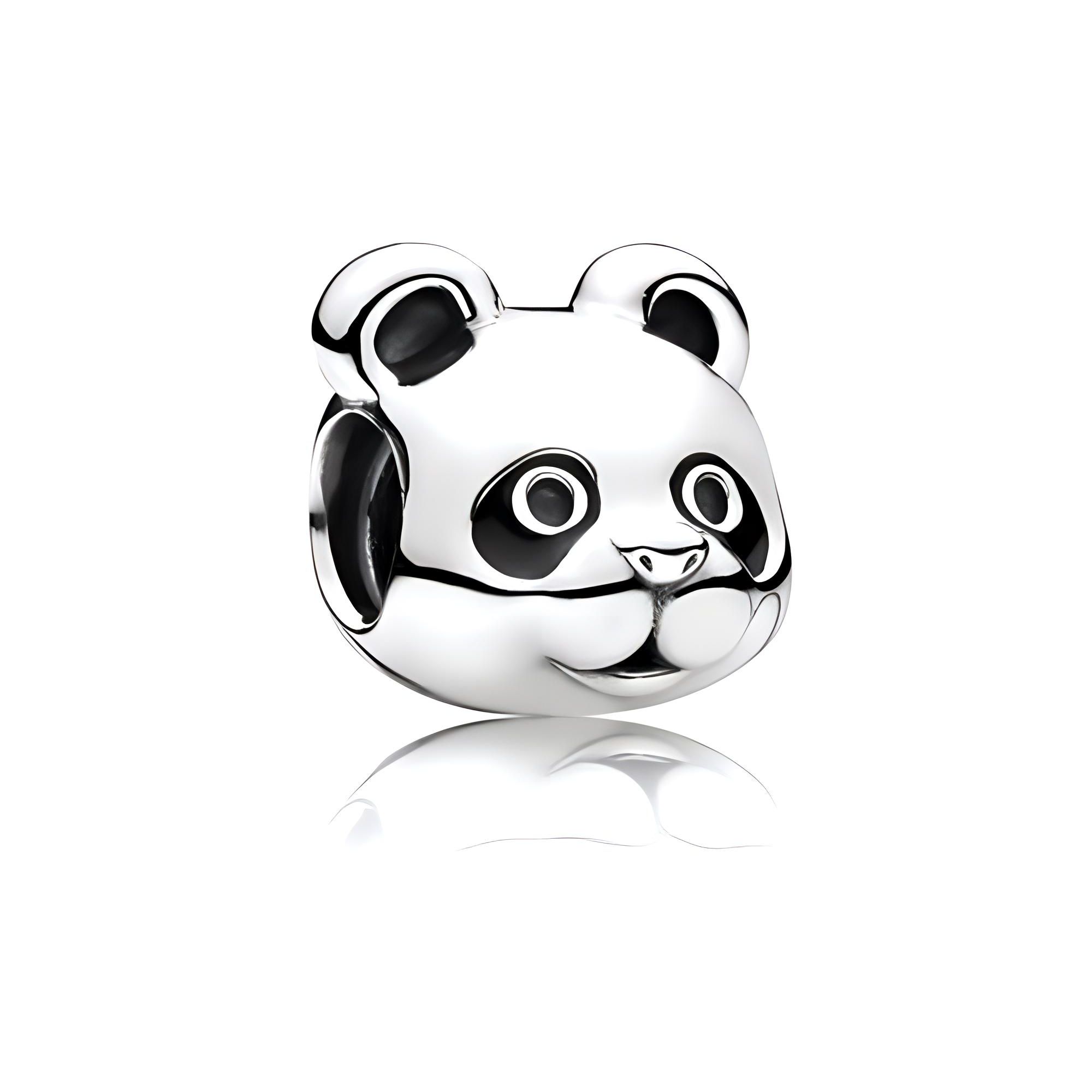

Pandora Peaceful Panda Charm Unisex Charm Silver 791745EN16 Silver,F