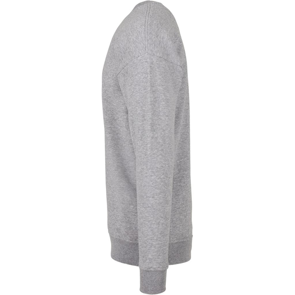 Build Your Brand Mens Crew Neck Plain Sweatshirt