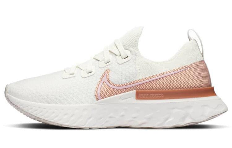 Nike React Infinity Run Flyknit Sail Rame Metallico Donna CD4372-103