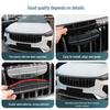 Samurai Black Steering Wheel and Front Logo Decorative Stickers for 26 New Boyue Car Models