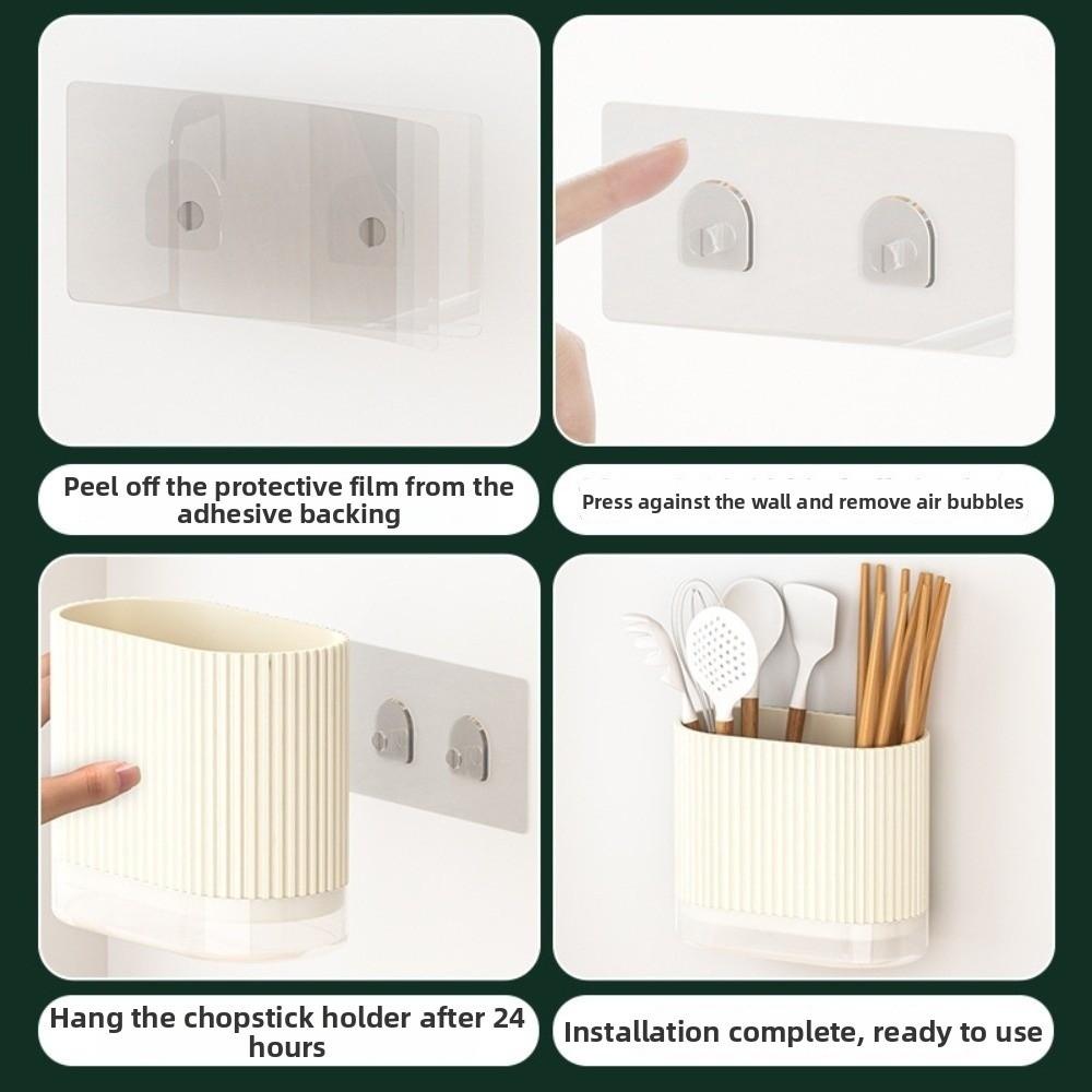 Durable Spoon Fork Storage Box Multi-functional Utensil Organizer Chopstick Holder  Kitchen