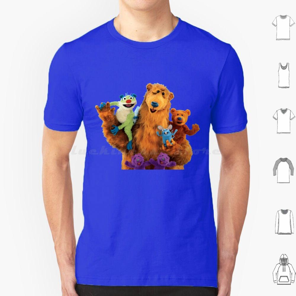 Bear And Friends T Shirt  Cotton Cool Tee Bear In The Big Blue House Bear Nella Grande Blu Bear En La Gran Azul 90 Cartoon
