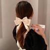 Fee Weiß Schwarz Bowknot Haarnadel Kopfschmuck Elegante Temperament Rückseite des Kopfes Haar Zubehör