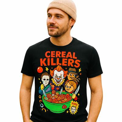Halloween-Figuren Müsli-T-Shirt – Müsli-Mörder (XXL)