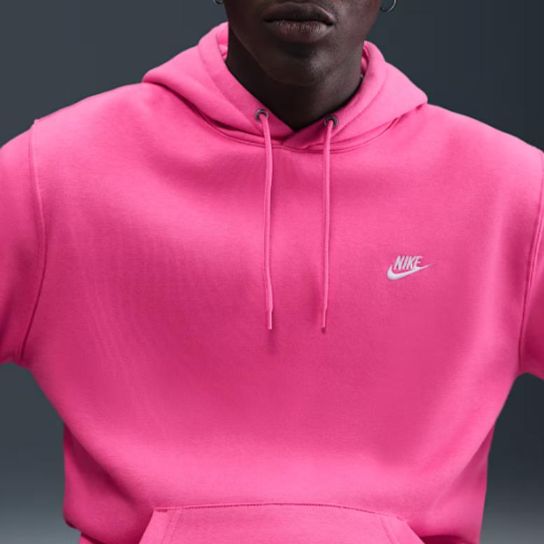 Nike Hooded Long Sleeve Pullover Pocket Sweatshirt Men sweatshirt Pink FN3859-684