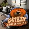 Cartoon Cute Grizzy the Lemmings Blanket For Sofa Office Bed Plane Travel Sleep Read Relax Camping Soft And Warm
