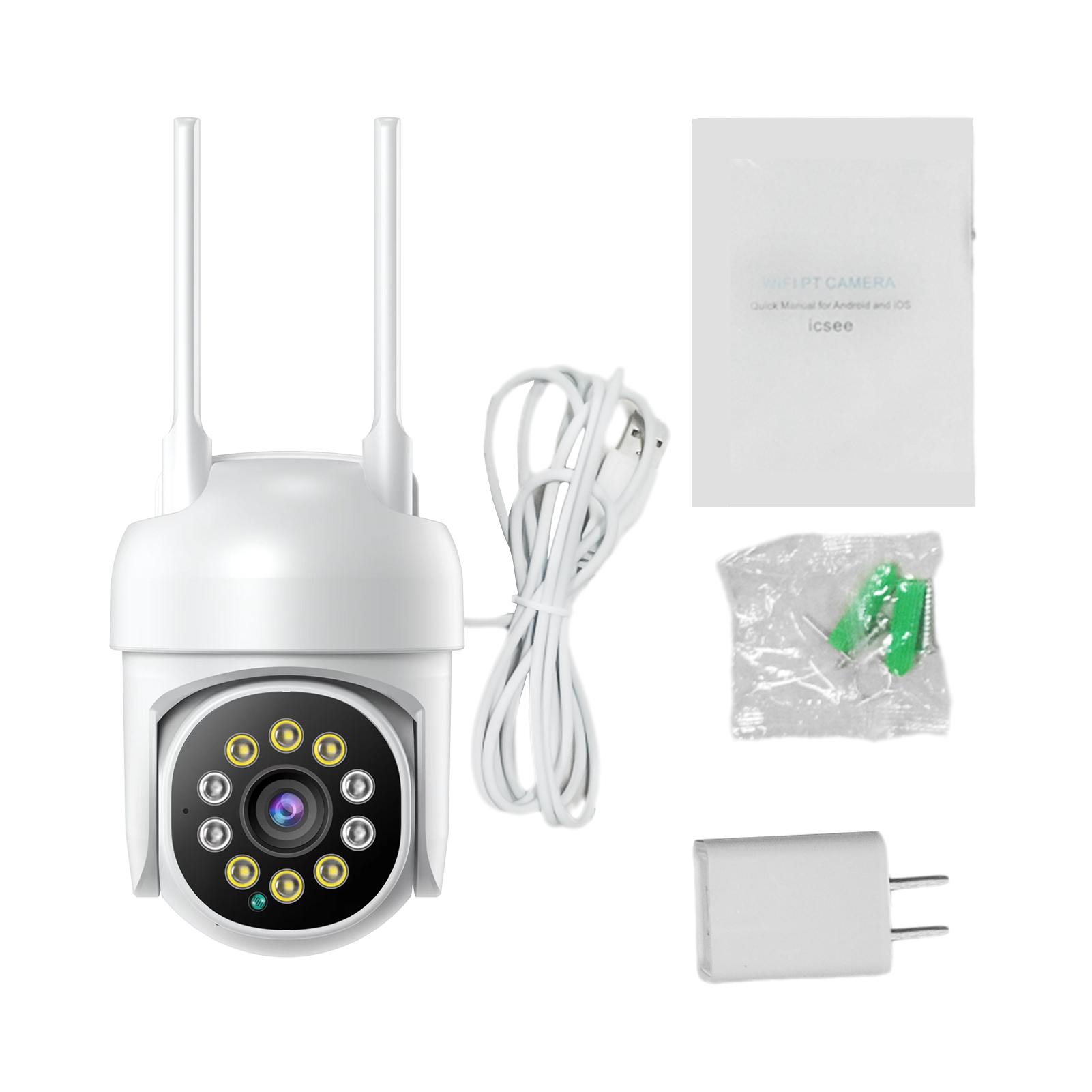 

2MP Wireless Security Camera 1080P Wall Mount WiFi Monitor Camera IP66 Waterproof Night Vision US