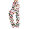 Pajama Pants Sleepwear Casual Drawstring Elastic Waist Pants Comfy Straight Yoga Loose Trousers
