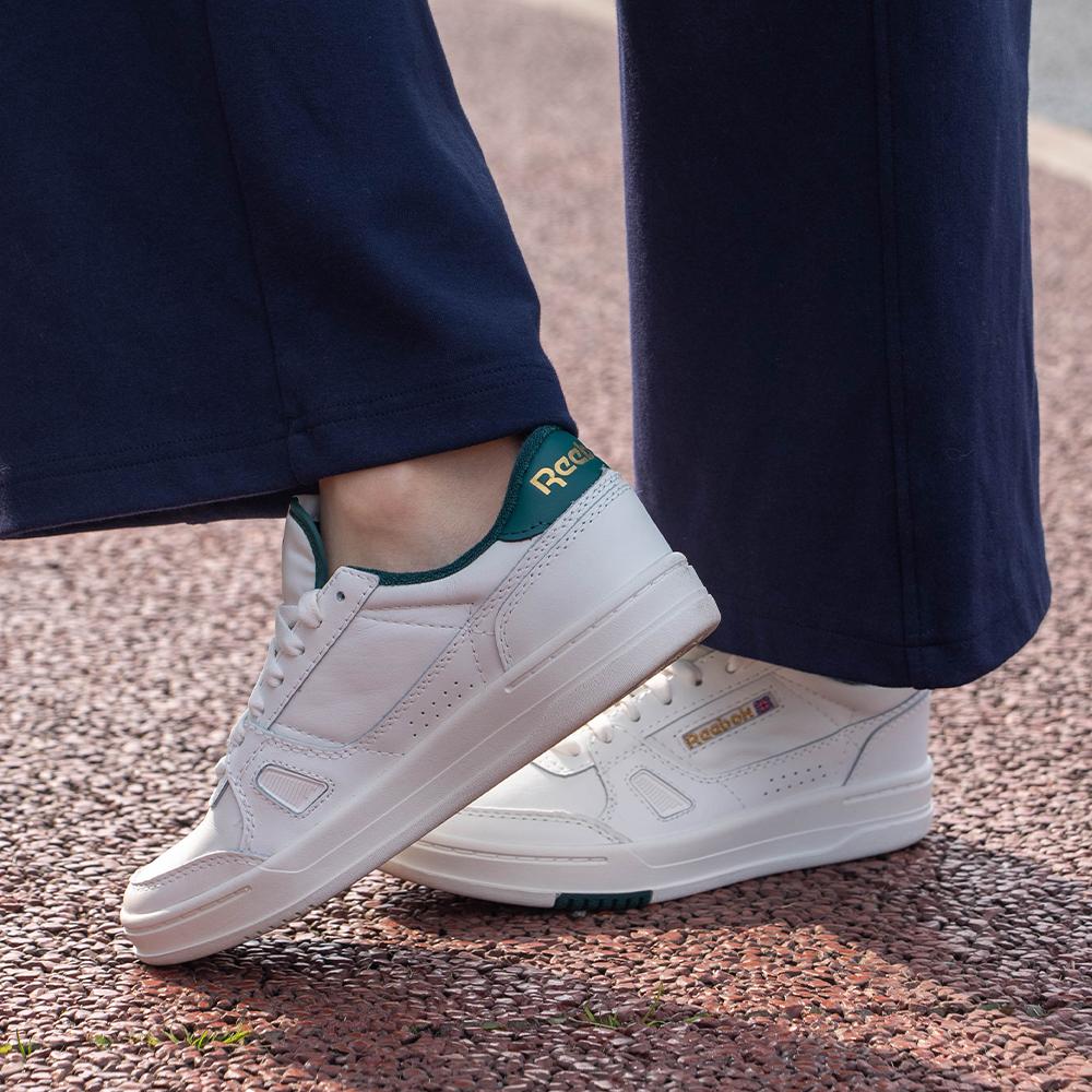 Reebok LT Court Chalk Collegiate Green Unisex Sneakers White Vintage-Chalk 100201262