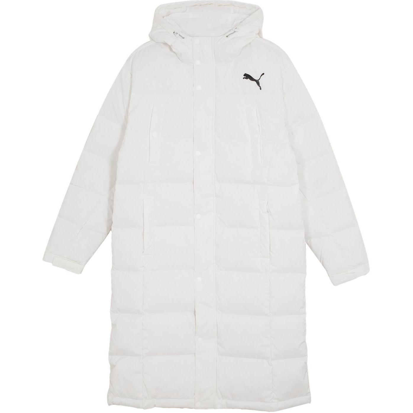 

PUMA Printed Hooded Long Down Jacket Мужская Верхняя одежда Белый 674277-02 XL
