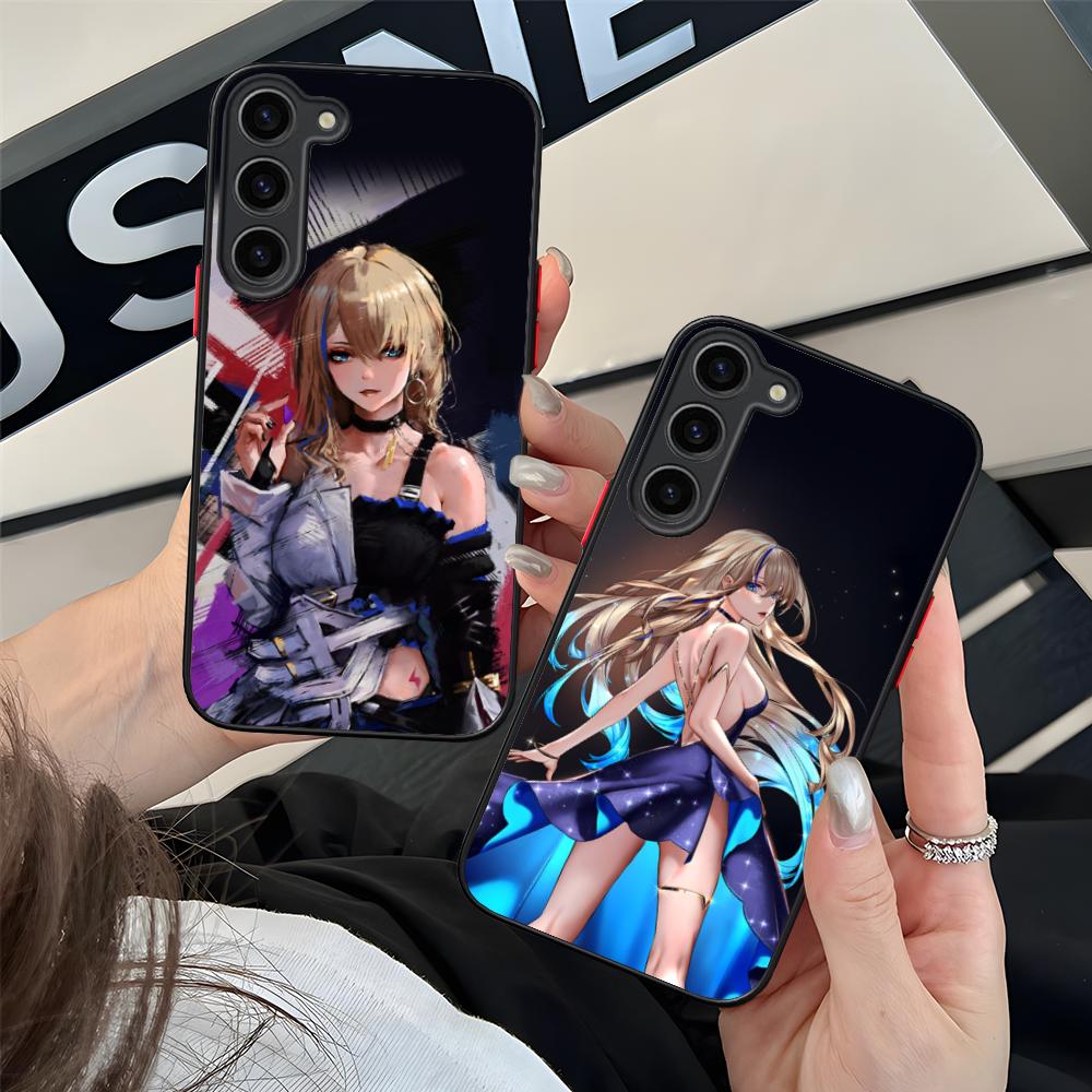 HSR Serval Silicone Mobile Phone Case for Samsung Galaxy S26 S25 S24 S23 S22 S21 Plus FE Ultra Colorful Cover