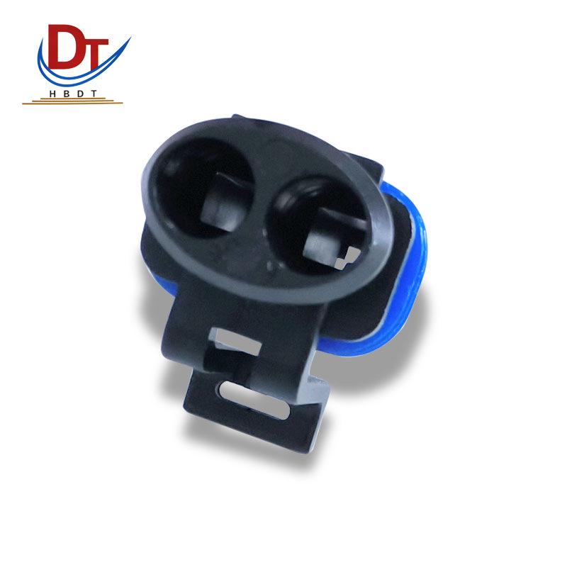 2-Pin Automotive Wiring Harness with DJ7021D-2.8-21 Plastic Sheath Plug-in Connector
