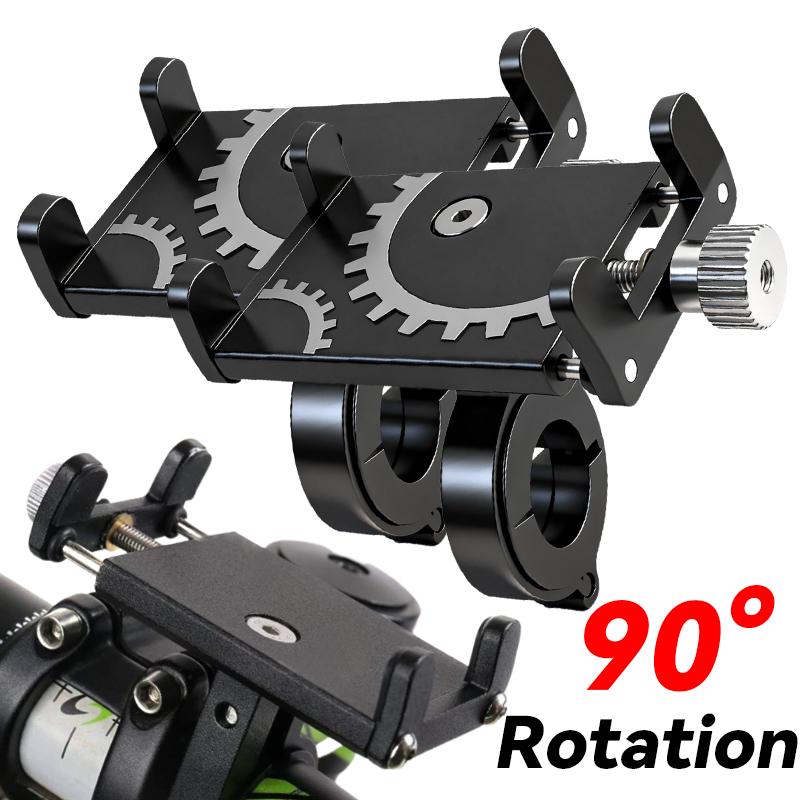 Phone Holder Mount Aluminum Alloy Riding Bicycle Bike Handlebar Antislip Clip Universal Mobile Cell GPS Motorcycle Stand Bracket