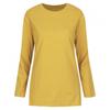 Shop   Men Slub Round Long Sleeve Inner T shirT musTard Dai Wsh 1009