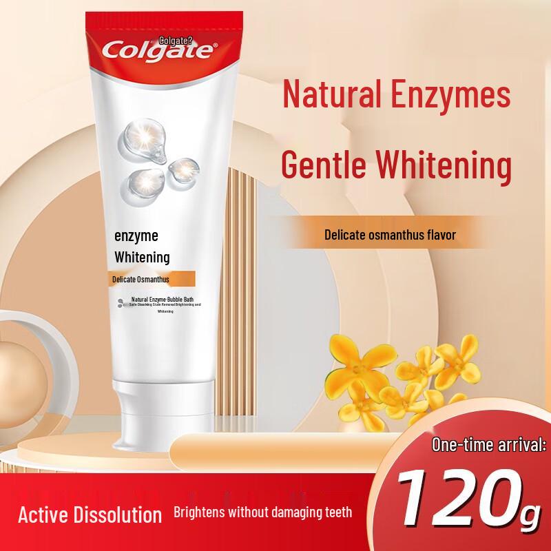 Colgate Natural Enzyme Whitening Toothpaste, Osmanthus Flavor