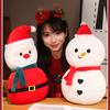 Santa Plush Adorable Claus Doll Snowman Stuffed Room Toys Kids Gift Christmas