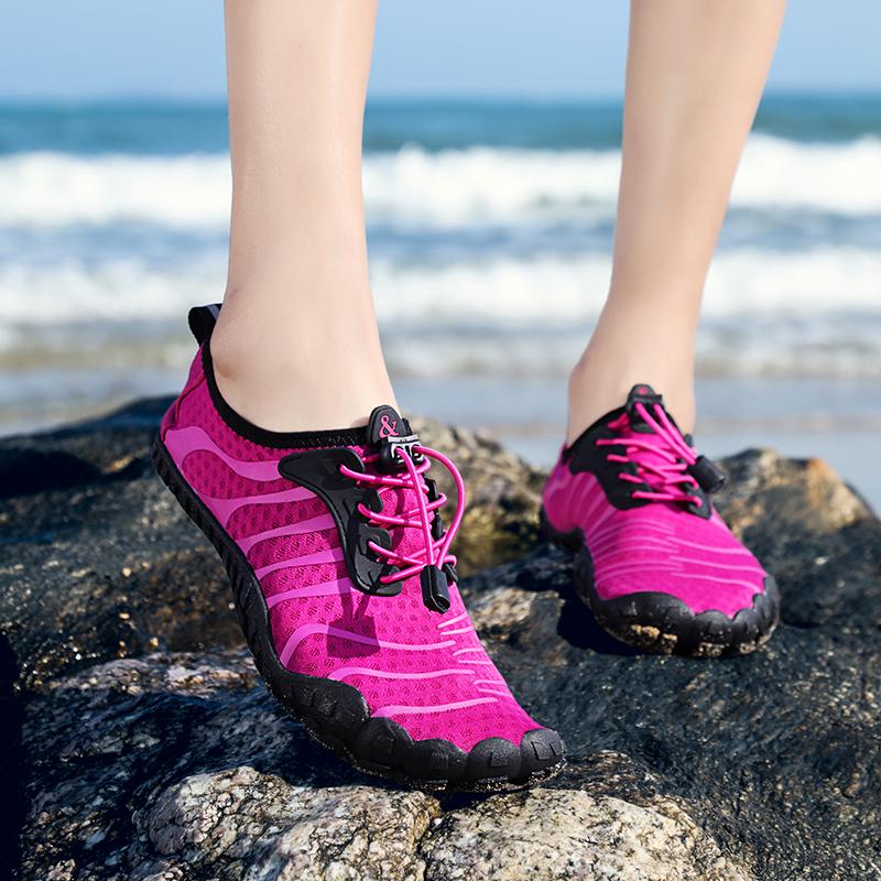 Bosá obuv Muži Ženy Vodní sporty Venkovní Pláž Pár Aqua Boty Plavání Rychleschnoucí Atletický trénink Posilovna Běžecká obuv
