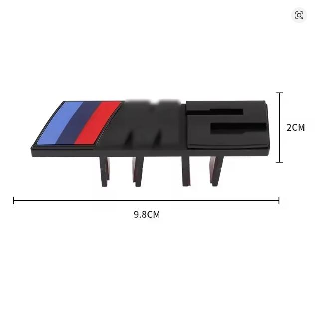3D Car Front Grille M Badge Emblem Decoration Accessories For bAB-BMW M M1 M2 M3 M4 M5 M6 M7 E39 E87 E60 E46 E53 E90 F10 F20 F25 XV1