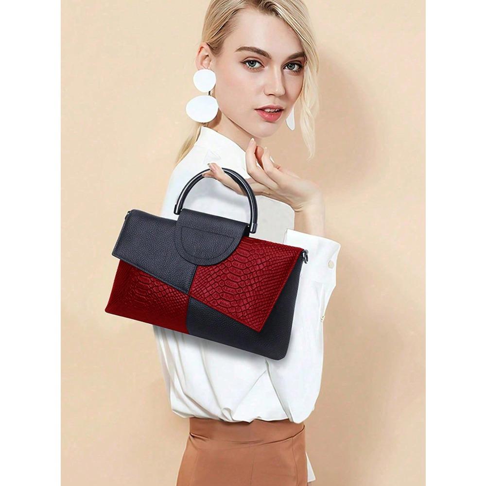 Damska kopertówka ze wzorem krokodyla, torebka wieczorowa, torba biznesowa, portfel z przegródkami na karty, elegancki temperament