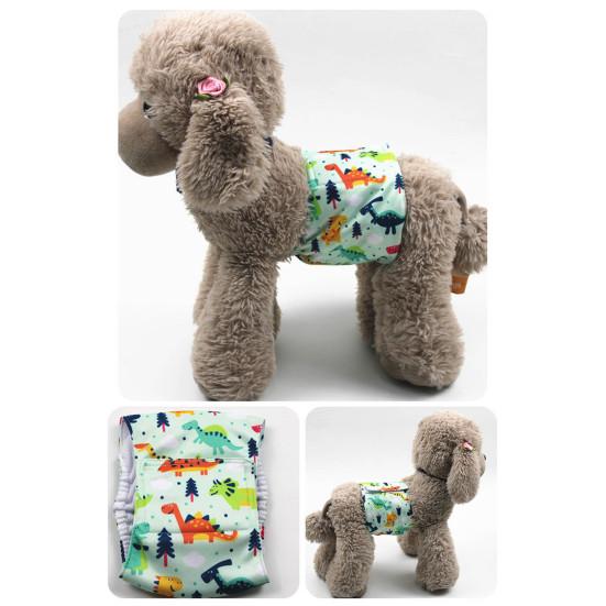 Doggie Diaper Washable Breathable Vibrant Color Male Dog Diapers Belly Bands