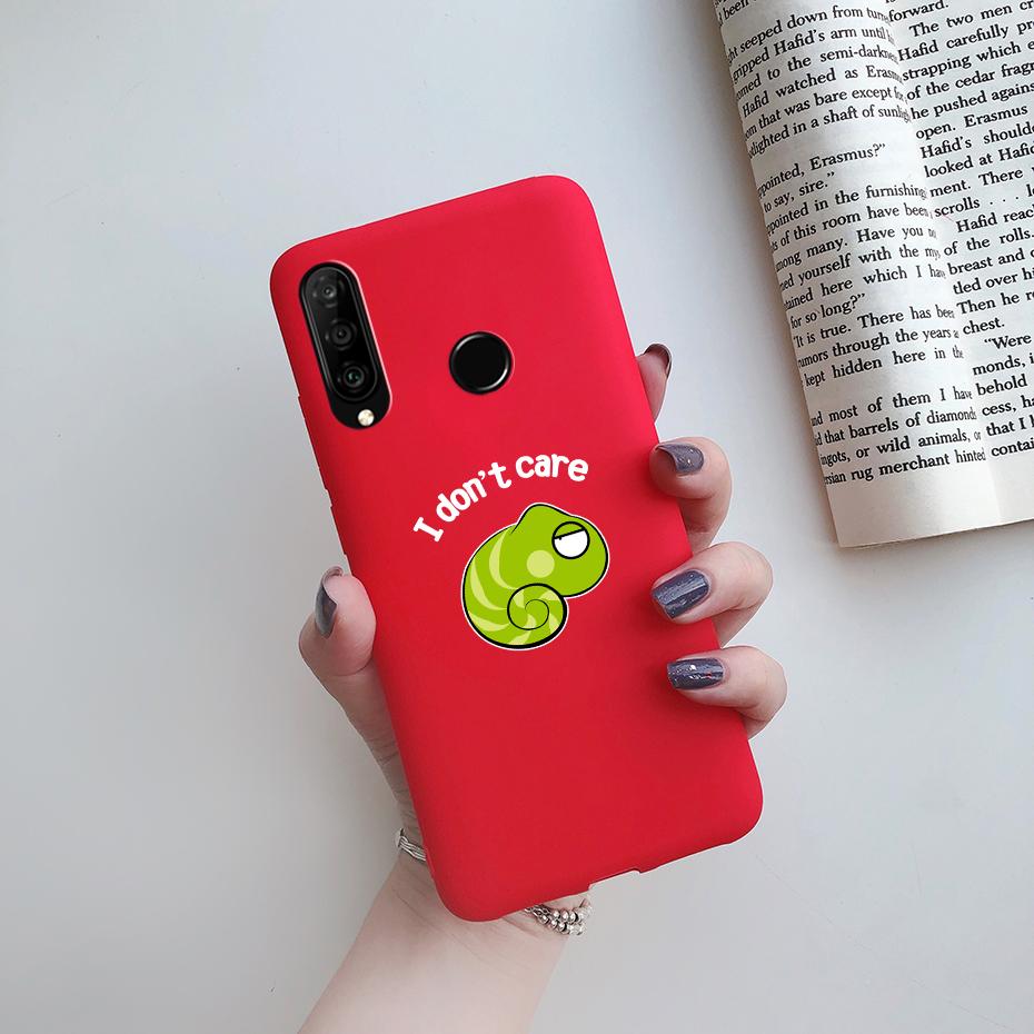 Cartoon Cute Case For Huawei P30 Lite Pro 2020 Cover Soft Silicone Protector Coque For Huawei P30lite MAR-LX1M P30Pro Phone Case