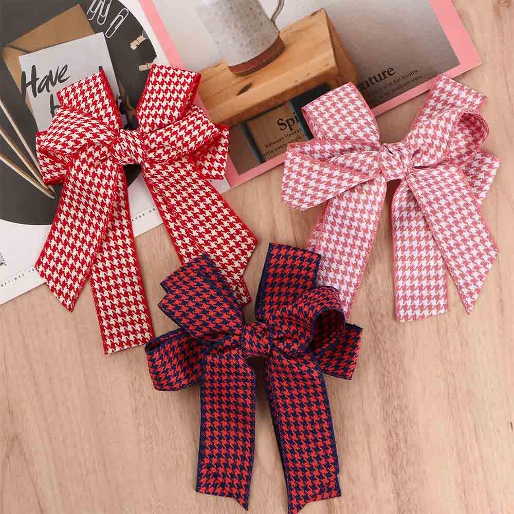 

Cute Double Bow Women Trendy Barrette Bow Hair Clip Spring Clips Hairpins чёрный