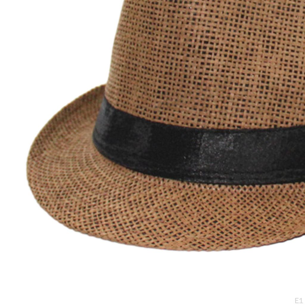Top Hat Sun Summer Comfortable Stylish Breathable Men Women Beach Straw for Vocations