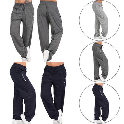 2025 Fashion Casual Joggers Women's Hip Hop High Waist Baggy Sweatpants Running Jogging Sports Pants Trousers Casual Streetwear