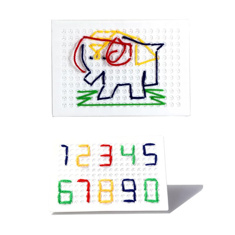 Threadboard Kids | Thread Board For Kids | Interactive Threading Board | Calm Down Threading Boards | Threading Sensory Board