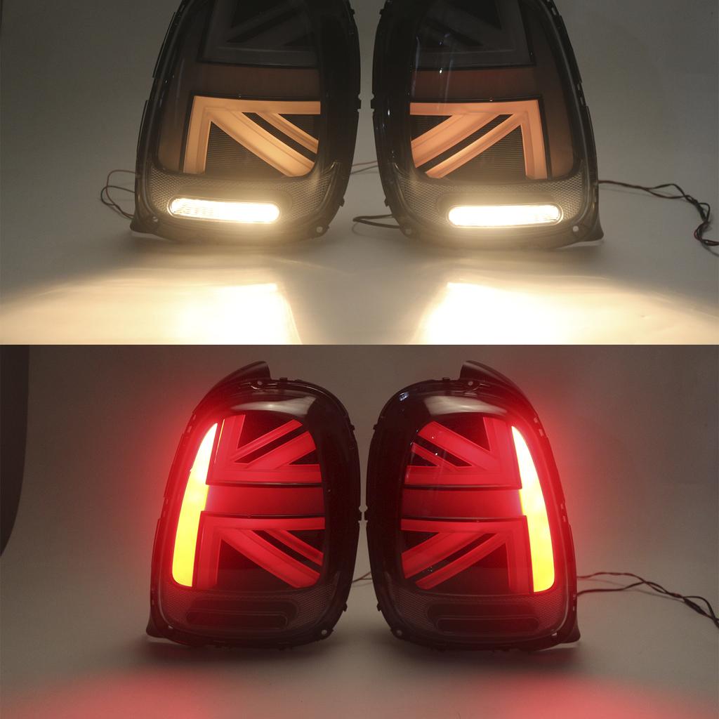 L&R LED Tail lights Lamps For Mini Cooper F55 F56 F57 2014-2023 Smoked