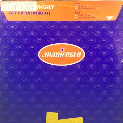 12inch Record BYRON STINGILY - Get Up (Everybody) FESX19 Manifesto 1997 UK Dance & Electronica Used