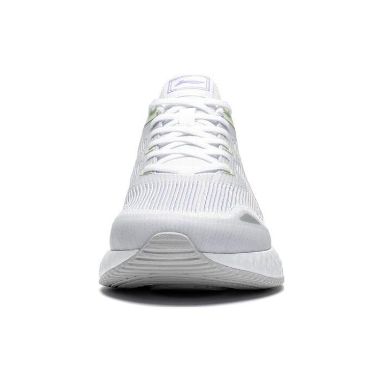 Li Ning Cloud Runner Breathable Low-Top Running Shoes Men Sneakers White Purple ARST011-1
