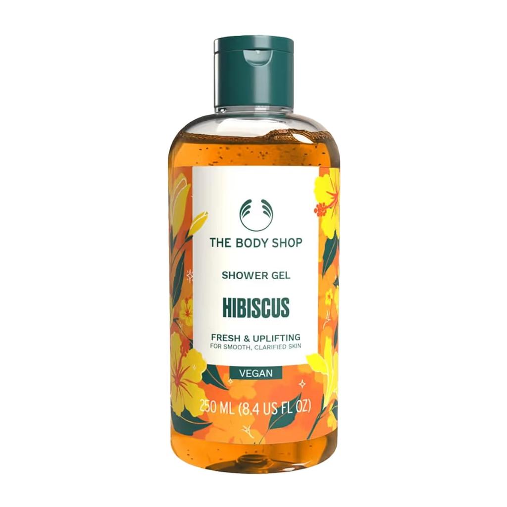 The Body Shop Hibiscus Shower Gel 250ml Refreshing Floral Bath Gel for Soft Skin
