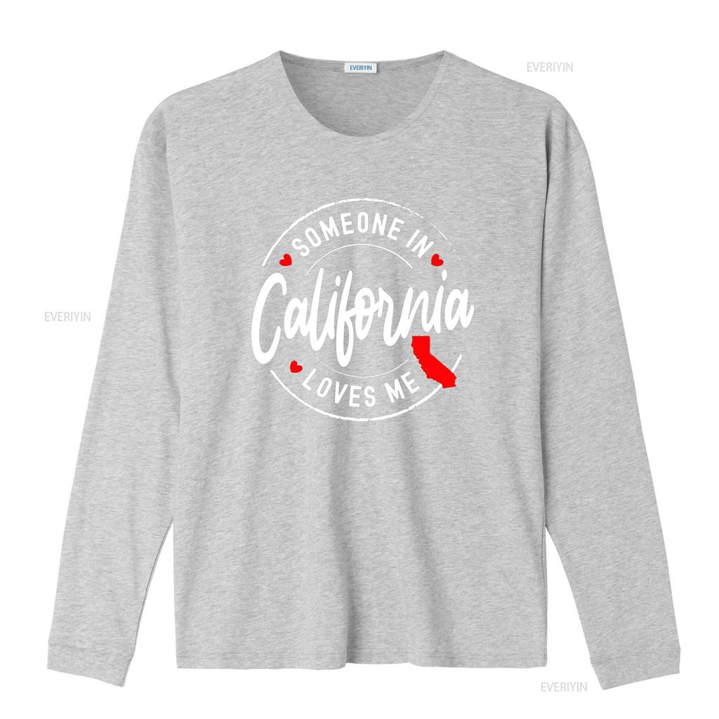Someone in California Loves Me T Shirt vintage Washed Stretched Stylish Breathable homme Top For Everyday Wear Versatile