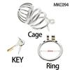 Small Penis Lock Male Stainless Steel Cock Cage Chastity Device Penis Lock Erotic Bondage Husband Loyalty Big Metal Cock Cage