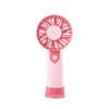 Portable USB Charging Handheld Mini Desk Fan with Colorful LED - Ideal for Office, Student, or Gifts