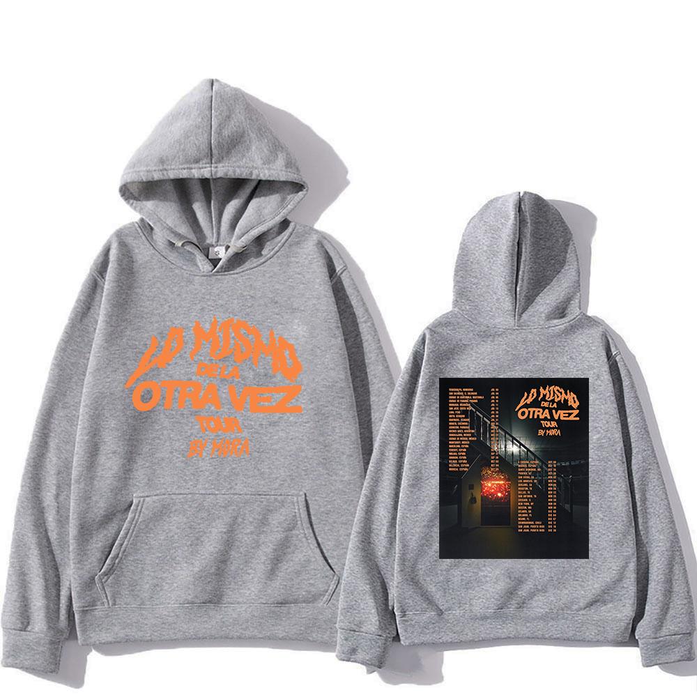 Mora Album Lo Mismo De Siempre  Hoodie2025 Tour Fashion Men/women Hoodies Harajuku Winter Clothes Pullover Sweatshirt Vintage