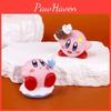 Cartoon Cute Kirby Burger French Fries Chef Style Food Series Model Set Ornament