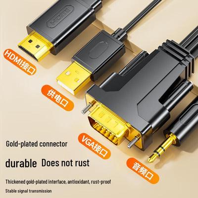 VGA auf HDMI Konverterkabel mit Audio