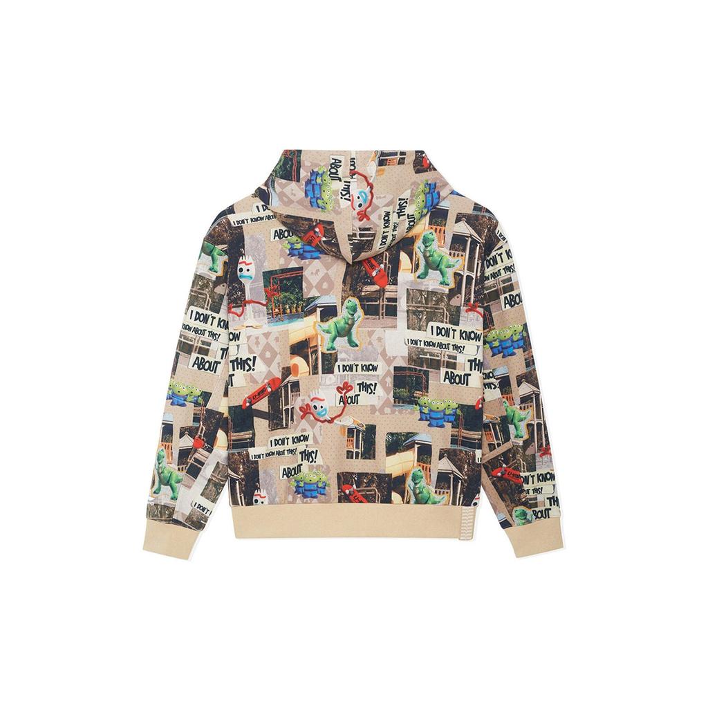 Li Ning x Disney Sweatshirt Unisex Milk Umber All Over Print AWDS577-1