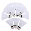 12 STÜCK Nylon Federbälle mit Stabilität Hohe Geschwindigkeit Badmintonbälle für Schlagtraining Training Indoor Outdoor Sport